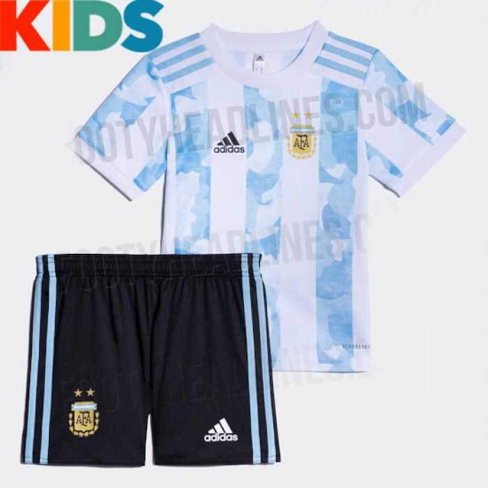 argentina home 20-21KIDS KIT(Shirt + Short)_82518