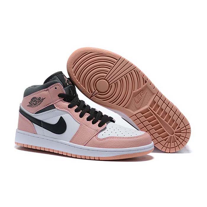Crossover Jordan Air Series AJ1 Running Shoes-Pink/White-3559305