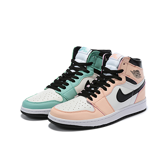 Crossover Jordan Air Series AJ1 Running Shoes-Pink/Green-2949327