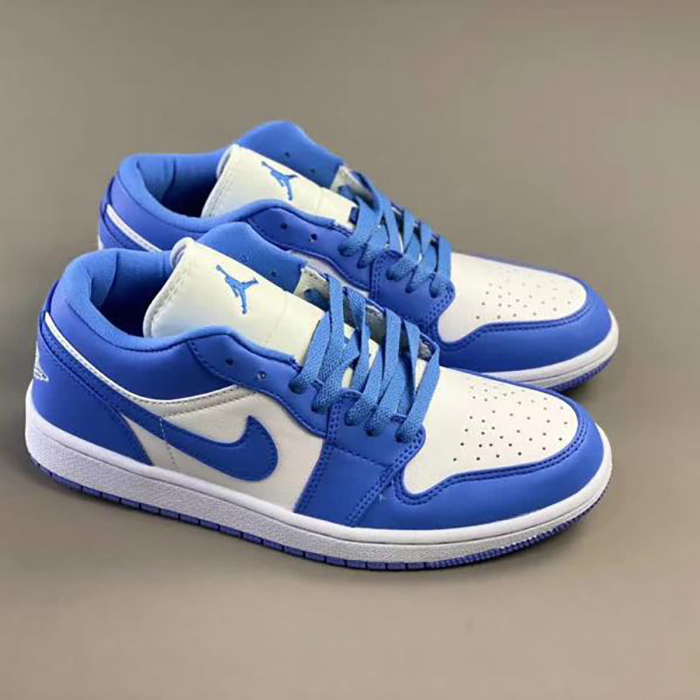 Crossover Air Jordan 1 Retro Low AJ1 Running Shoes-Blue/White-4620115