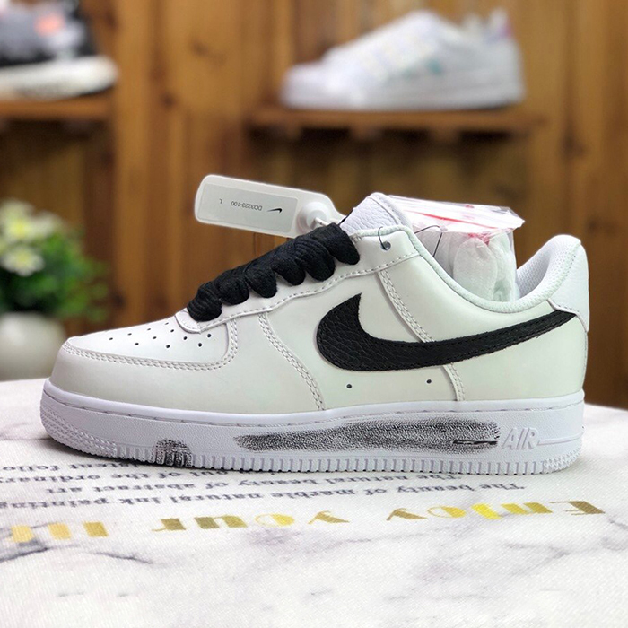 Air Force 1 AF1 PEACEMINUSONE Running Shoes-White/Black-6743609
