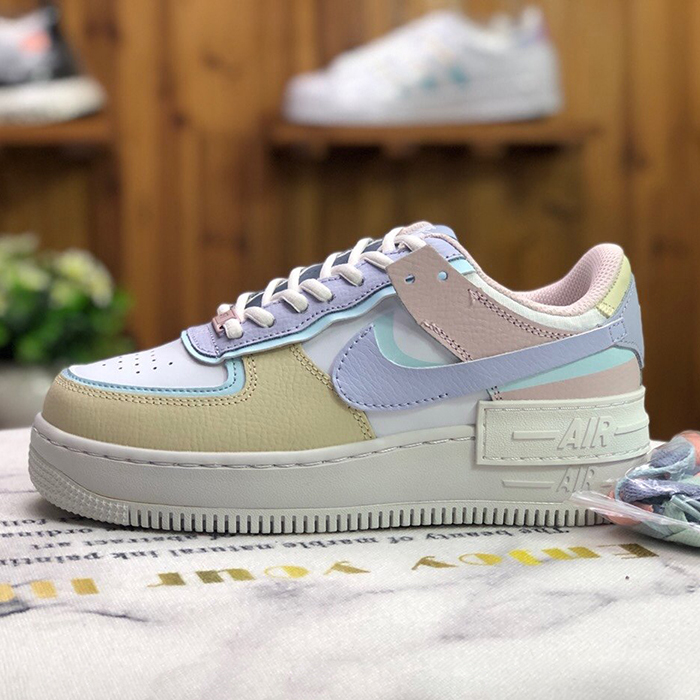 Air Force 1 SHADOW SE AF1 Women Running Shoes-White/Purple-9104972