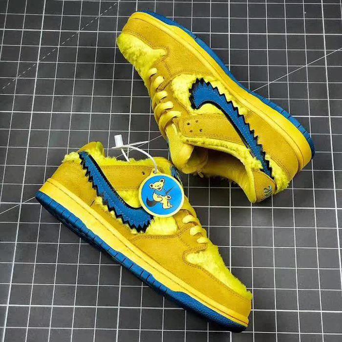 SB DUNK LOW PRO QS Running Shoes-Yellow/Blue-7698156