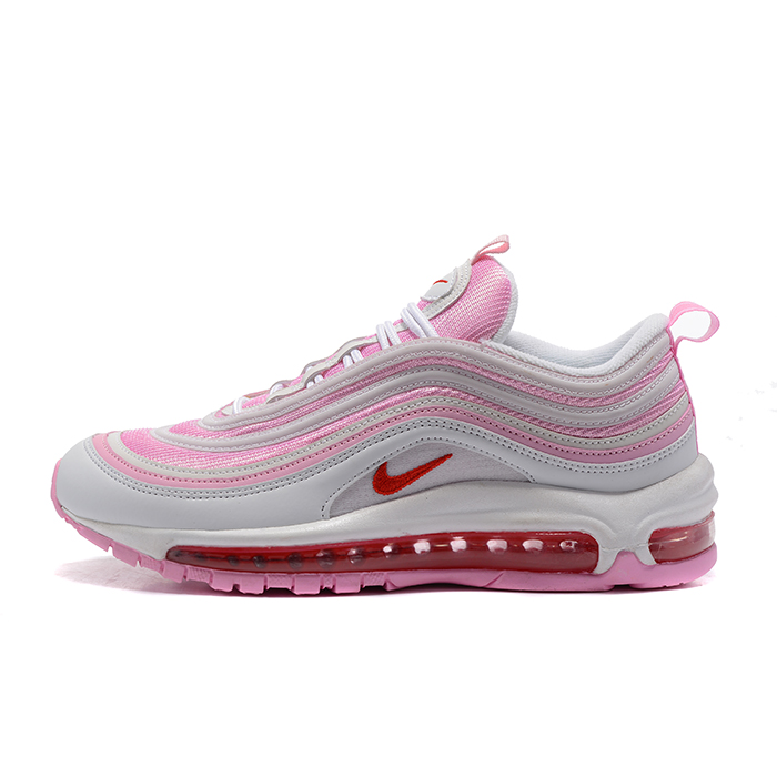 Air Max 97 Women Running Shoes-Pink/White-1483112
