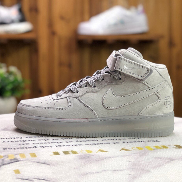 Air Force1 Mid x Reigning Champ Running Shoes-All Gray-1540142