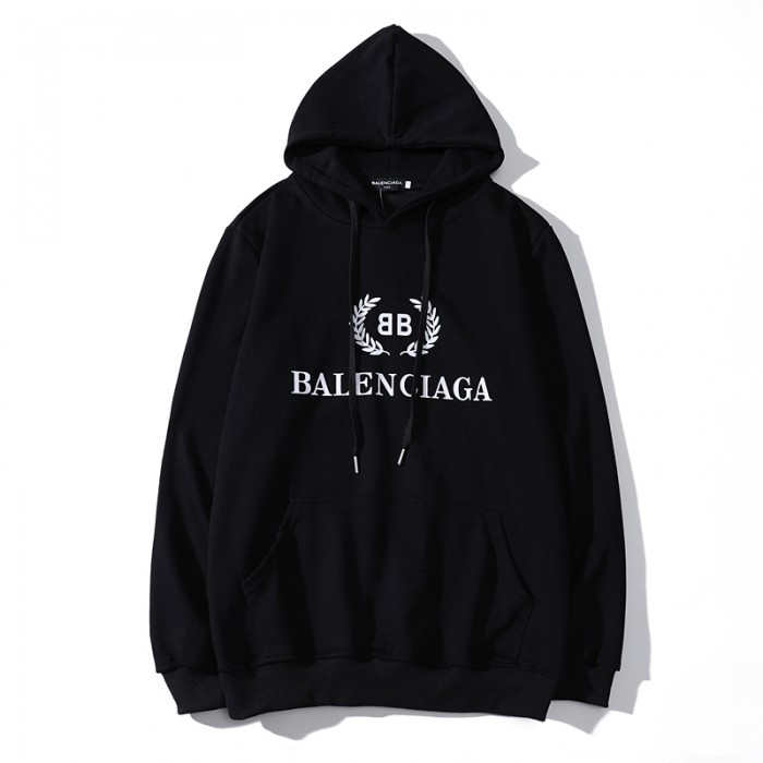 Balenciaga Trend Hooded Sweatshirt Autumn Casual Clothes-Black-7628778