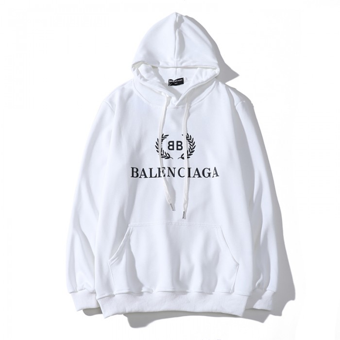 Balenciaga Trend Hooded Sweatshirt Autumn Casual Clothes-White-3711688