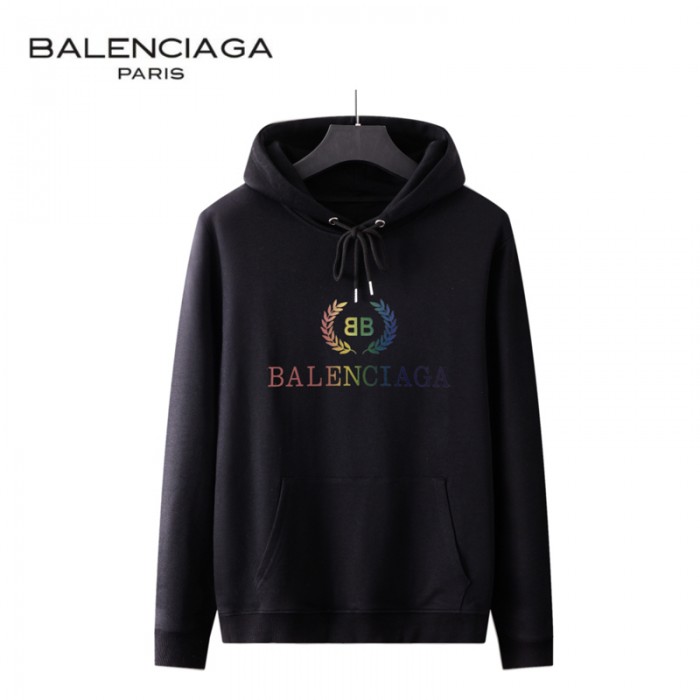 Balenciaga Trend Hooded Sweatshirt Autumn Casual Clothes-Black-5270787