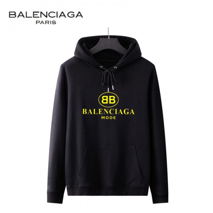 Balenciaga Trend Hooded Sweatshirt Autumn Casual Clothes-Black-4482166