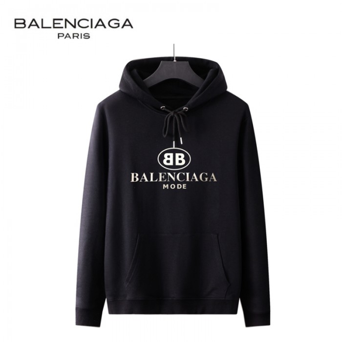 Balenciaga Trend Hooded Sweatshirt Autumn Casual Clothes-Black-431416