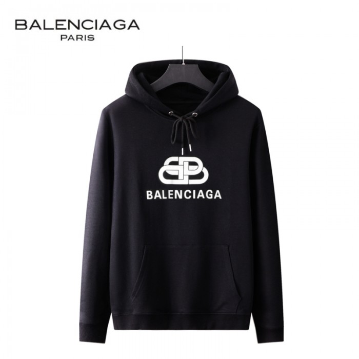 Balenciaga Trend Hooded Sweatshirt Autumn Casual Clothes-Black-7717302