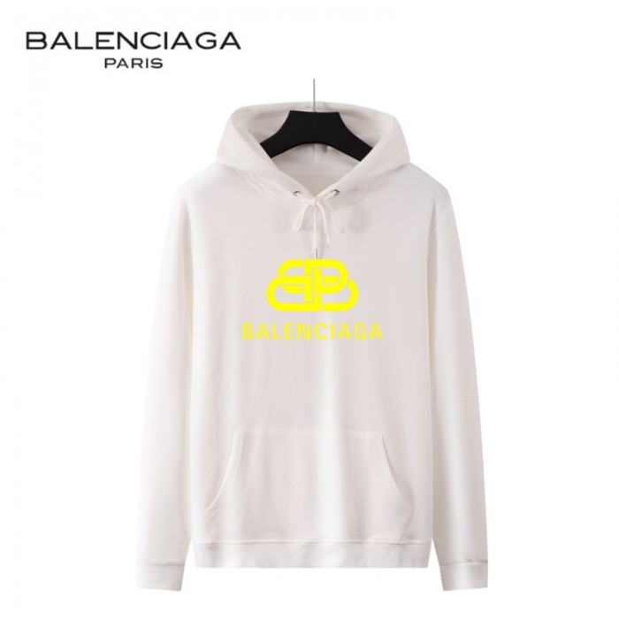 Balenciaga Trend Hooded Sweatshirt Autumn Casual Clothes-White-4536446