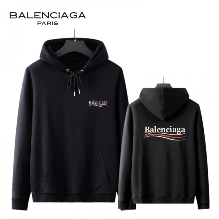 Balenciaga Trend Hooded Sweatshirt Autumn Casual Clothes-Black-2840148