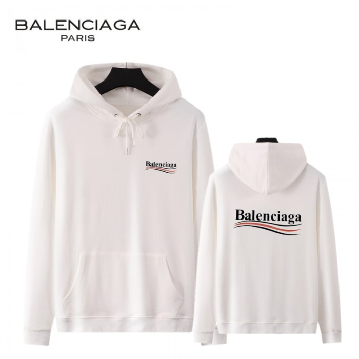 Balenciaga Trend Hooded Sweatshirt Autumn Casual Clothes-White-2867213