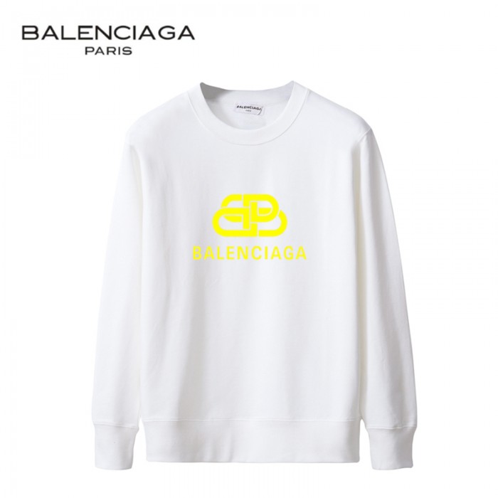 Balenciaga Autumn Long sleeve round neck casual clothes-White-4128328