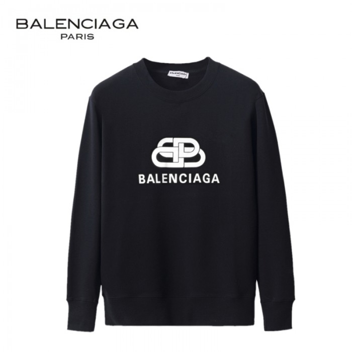Balenciaga Autumn Long sleeve round neck casual clothes-Black-2839230