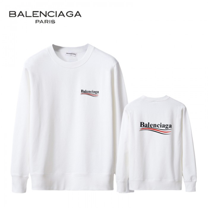 Balenciaga Autumn Long sleeve round neck casual clothes-White-1258694