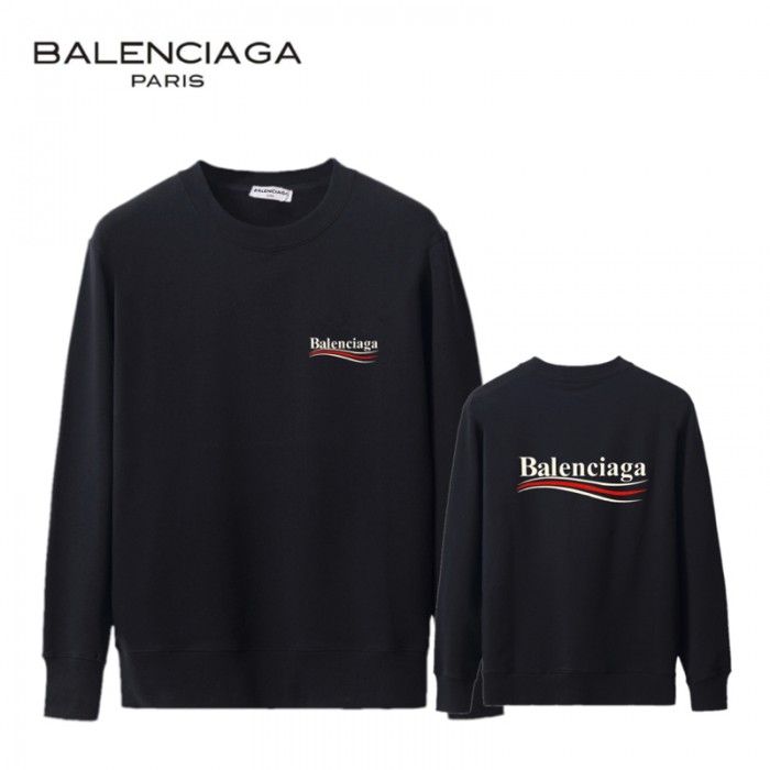 Balenciaga Autumn Long sleeve round neck casual clothes-Black-8853557
