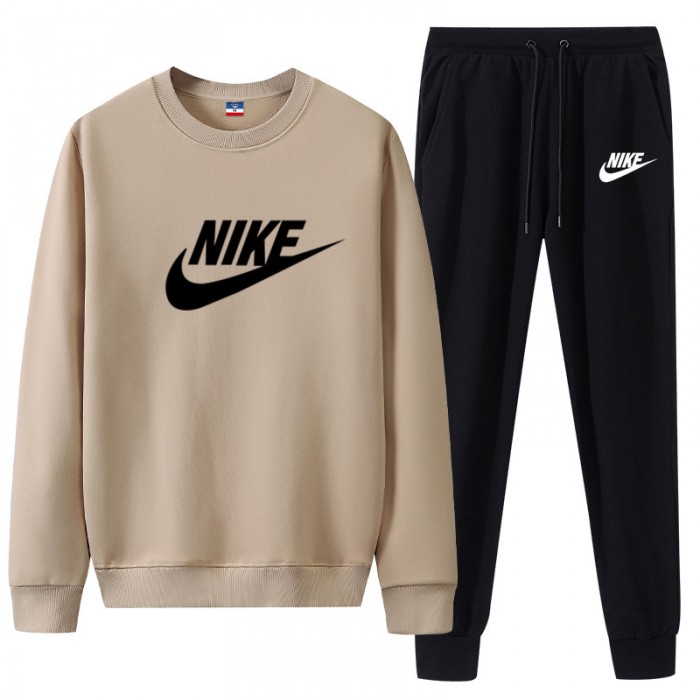 2 Piece Autumn and Winter Sweatshirts Long Sleeve Sweater Long Pants Set Casual Clothes-4547968