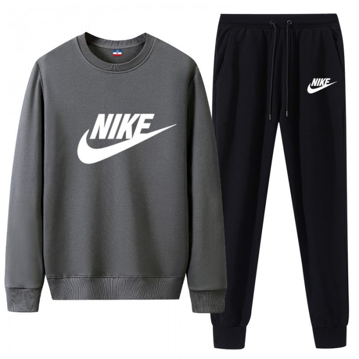 2 Piece Autumn and Winter Sweatshirts Long Sleeve Sweater Long Pants Set Casual Clothes-2090652