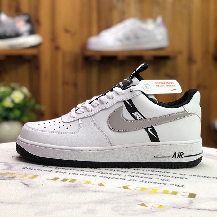 Air Force 1 Low AF1 Running Shoes-White/Black-5481619