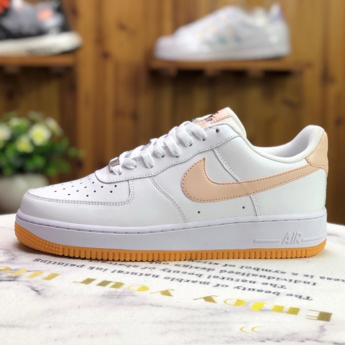Air Force 1 Low AF1 Running Shoes-White/Yellow-1345433