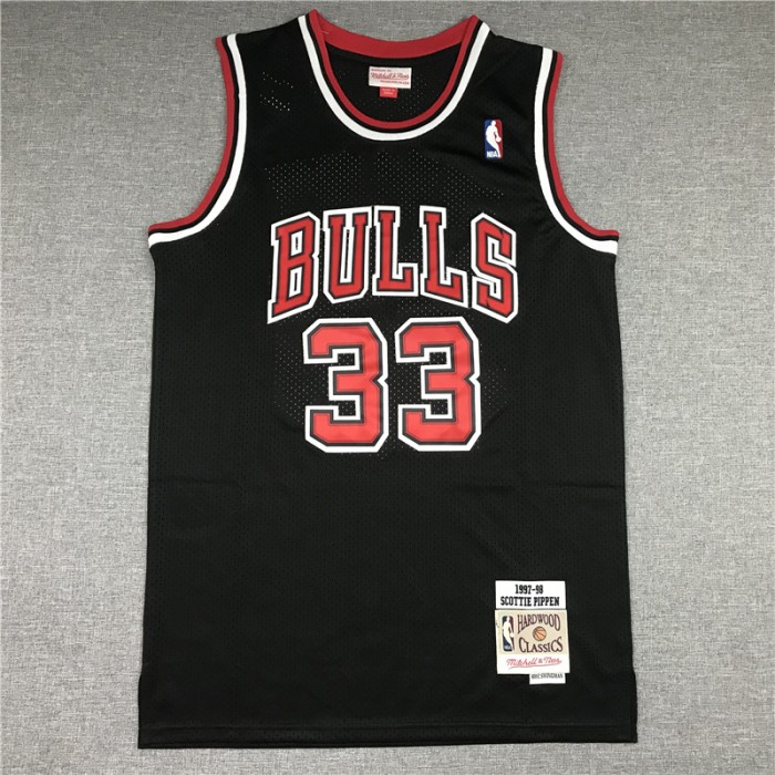 Chicago Bull 33 black vintage label-5200649