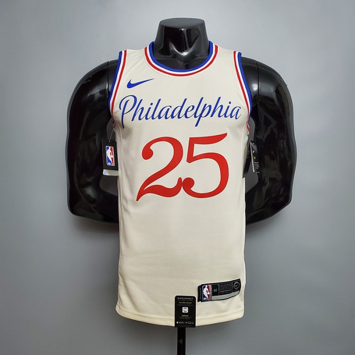 2020 Philadelphia 76ers EMBIID#25 City Limited Edition Beige-2524704