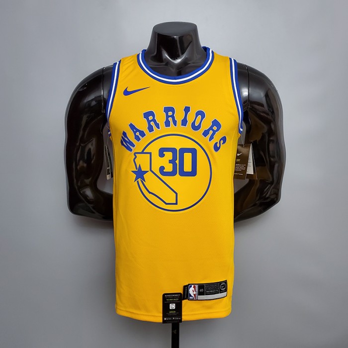 Retro version CURRY#30 Golden State Warriors yellow-1361512
