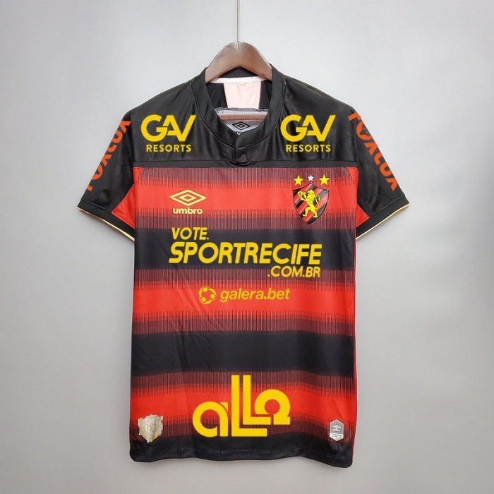 20/21 all sponsors Recife sports home short sleeve training suit-5248579
