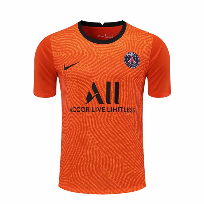 20/21 PSG Orange Short Sleeve Goalkeeper sleeve training suit-2483745