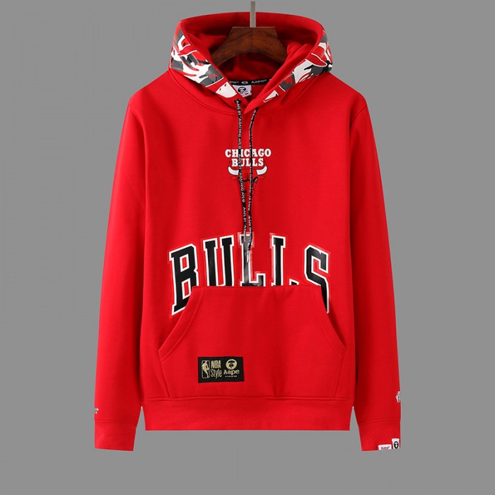 NBA Sweater Chicago Bulls Ape-Man Co-branded Red-1968842
