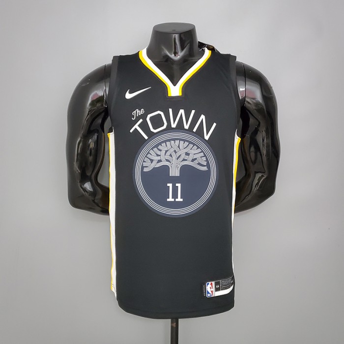 THOMPSON#11 Golden State Warriors black NBA jersey-6021714