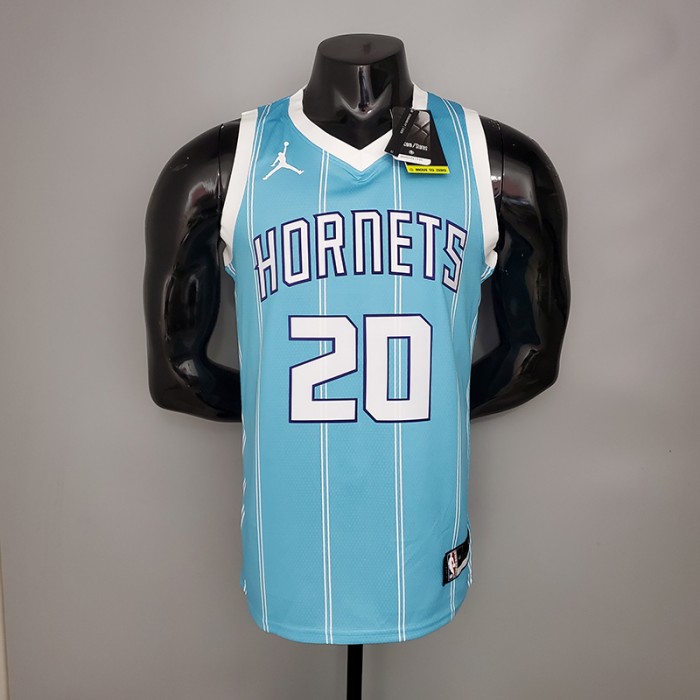 New Hornets HAYWARO#20 Blue NBA Jersey-4657565