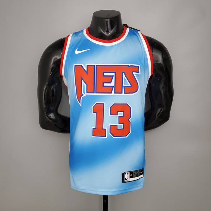 New Nets Harden #13 Retro Limited Edition Blue-3979492