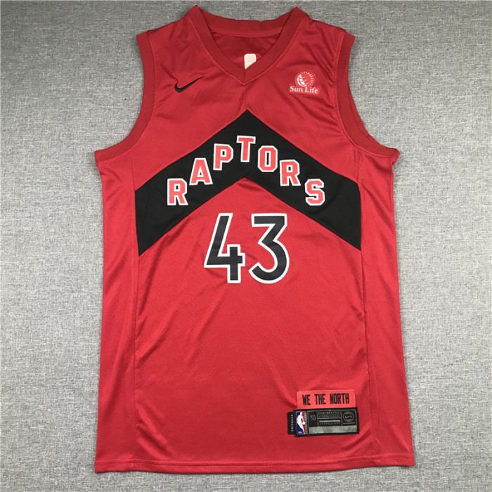 Toronto Raptors #43 New Red-6185588