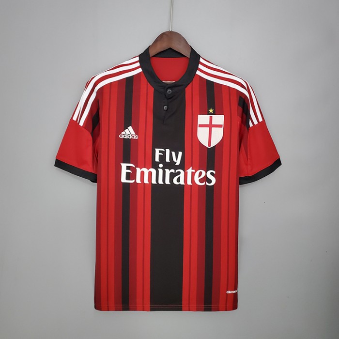 Retro AC Milan 14/15 home short sleeve training suit-3241737