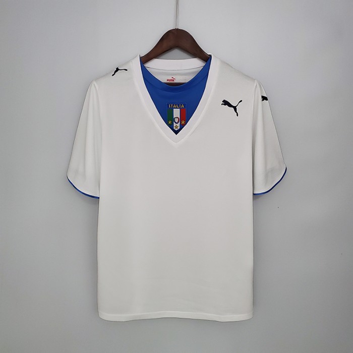 Retro Italy 2006 away short sleeve training suit-1614031