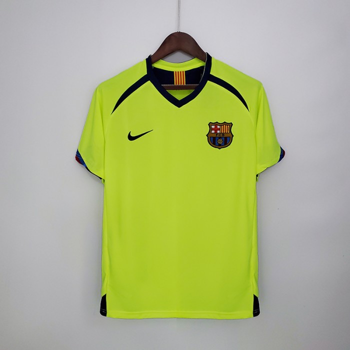 Retro Barcelona 05/06 away short sleeve training suit-7332769