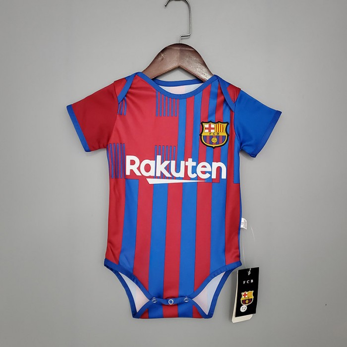 Barcelona Baby jersey Kids short sleeve training suit-9786503