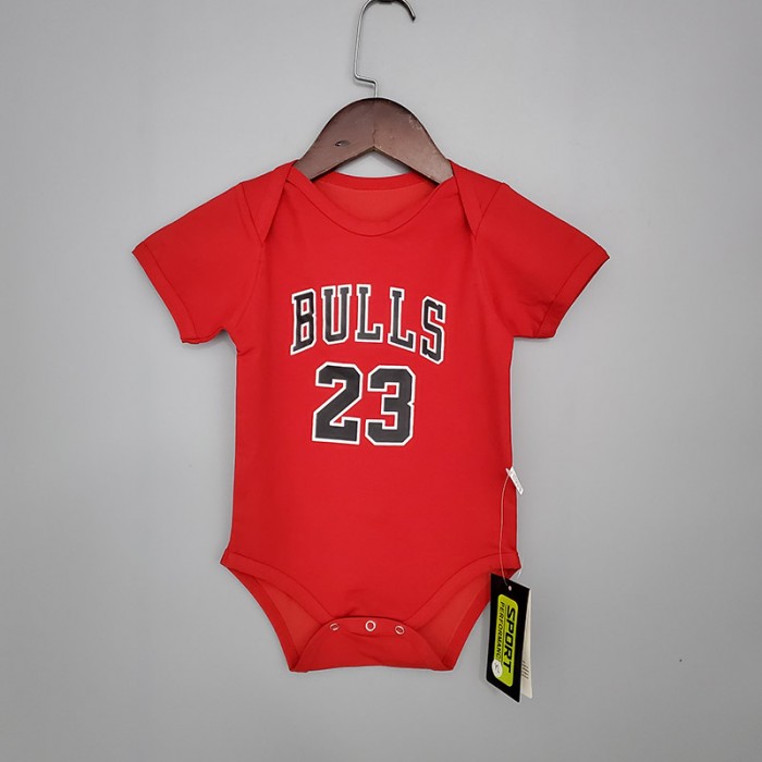 Chicago Bulls Baby jersey 23# Red Black-2561942
