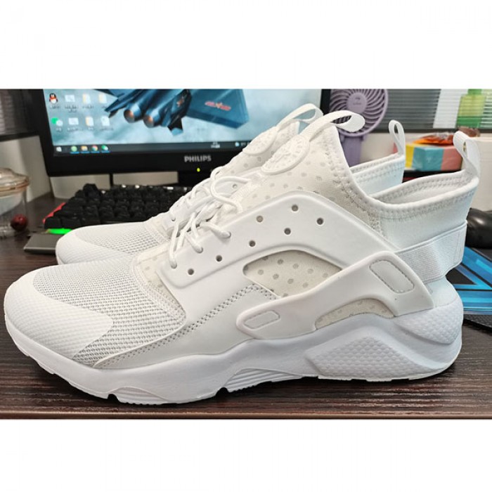 Air Huarache V4 Running Shoes-White/Gray_42097