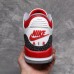 Air Jordan 3 AJ3 Running Shoes-White/Red_41328