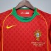 Retro Portugal 2004 home version short sleeve training suit