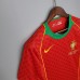 Retro Portugal 2004 home version short sleeve training suit