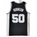 San Antonio Spurs 50 David Robinson Retro Black NBA Jersey 7926099