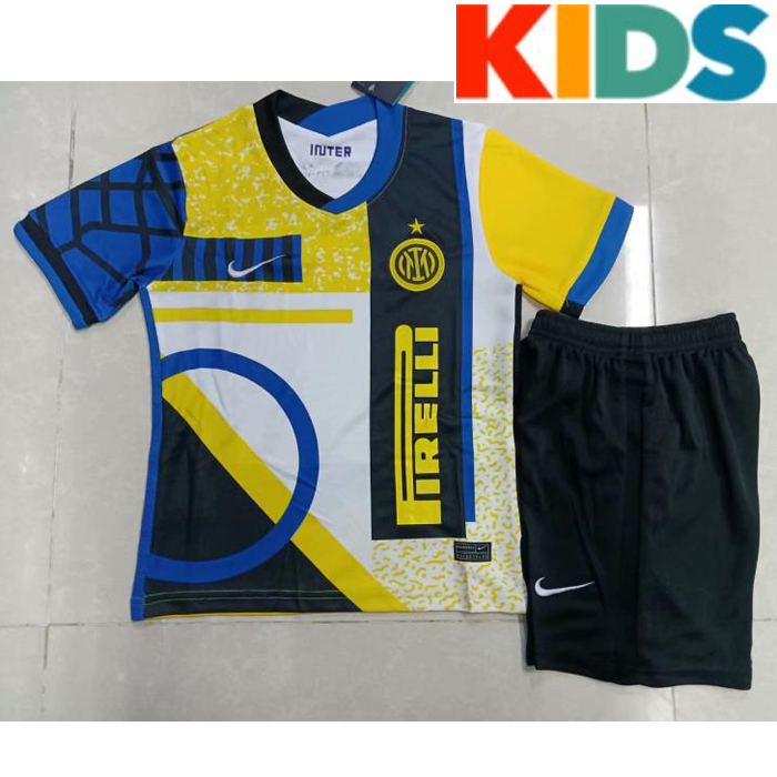 Inter Milan 20-21 AWAY KIDS KIT(Shirt + Short)_20137