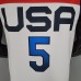 2021 Olympic Games LAVIINE 5 USA Team USA White Red NBA Jersey 4872193