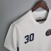 Paris Saint Germain PSG Messi 30 Short sleeve T shirt White 4031257