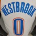 WESTBROOK#0 Thunder White NBA Jersey-3748007